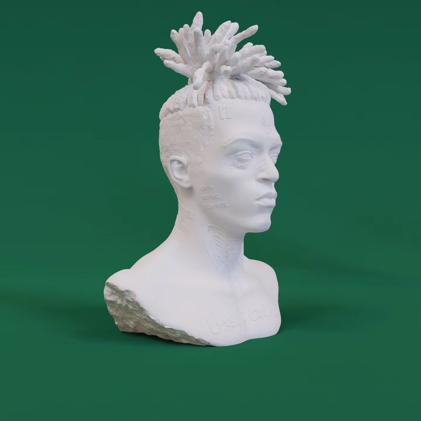 XXXtentacion bust pineapple-head