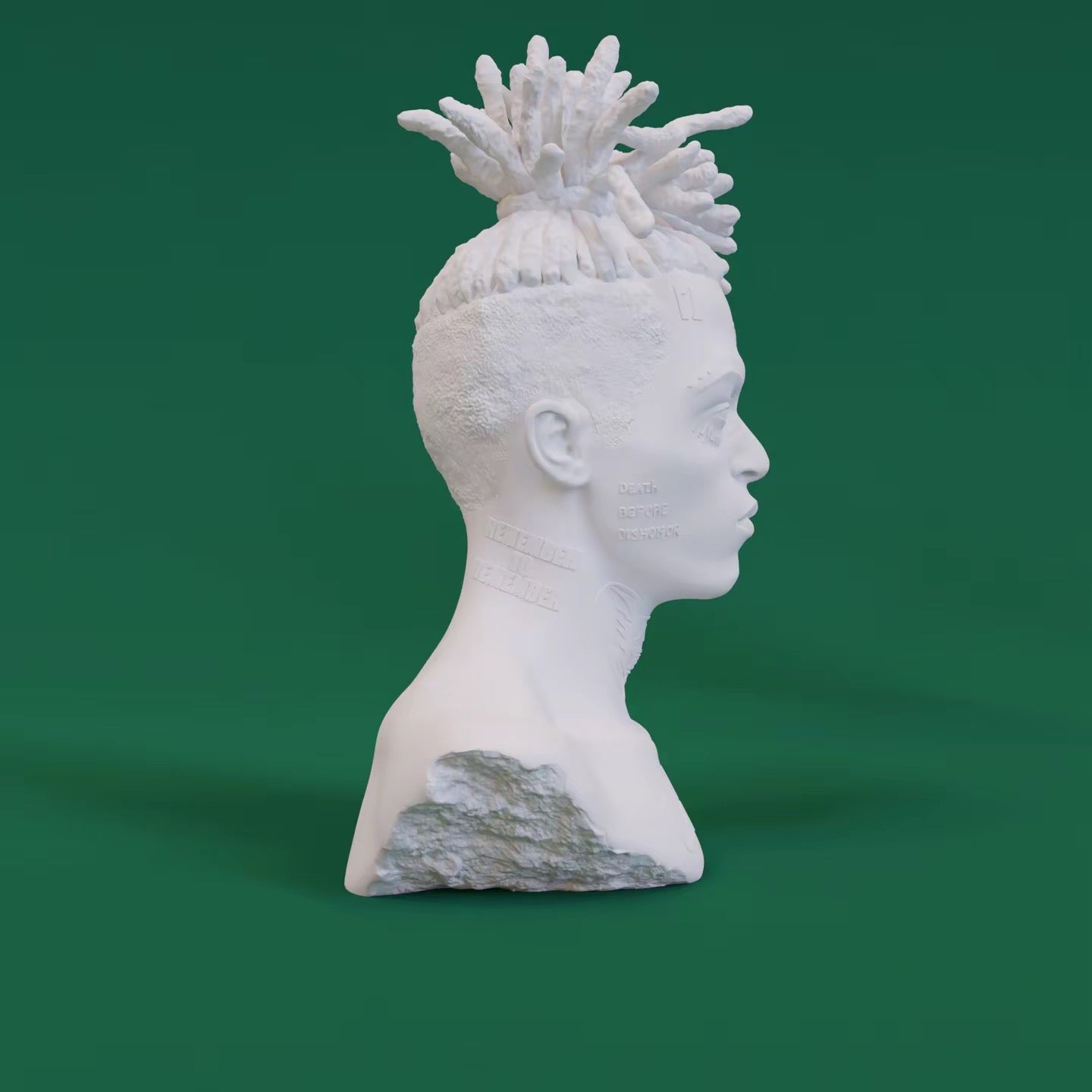 XXXtentacion bust pineapple-head